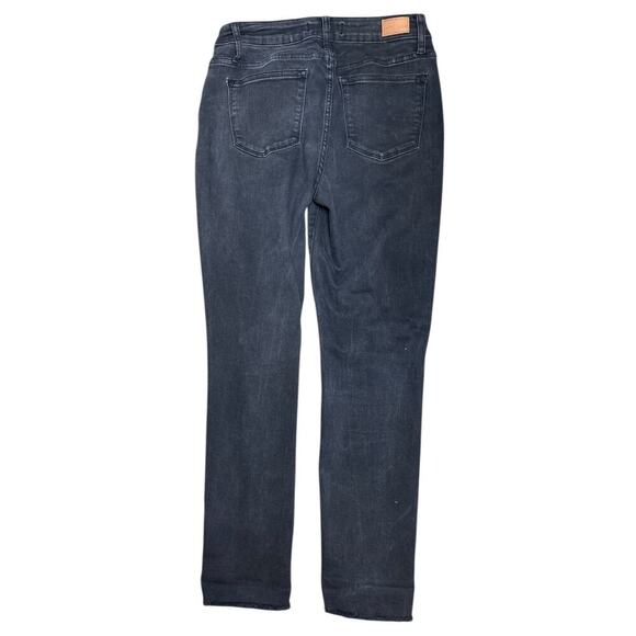 Judy Blue Slim Fit Black Distressed Jeans Stretch Mid Rise Denim sz 7/28 JB8867 - Picture 7 of 7